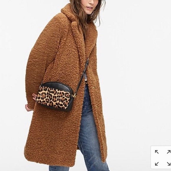 J. Crew Jackets & Blazers - Like new! J. Crew Teddy sherpa Midi lady coat - Caramel